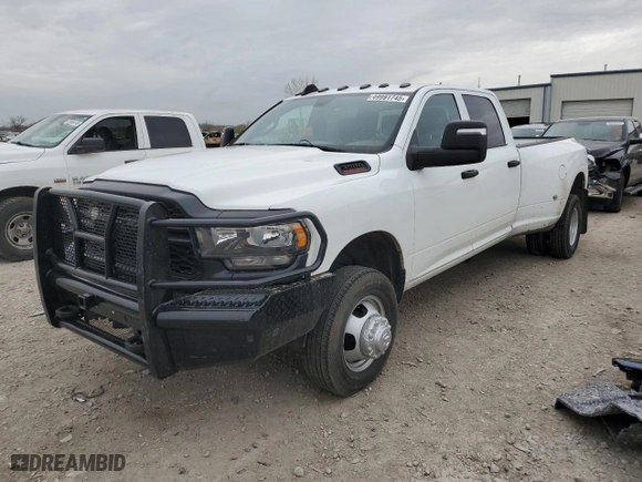 2023 Ram 3500 Tradesman with VIN 3C63RRGL1PG507655, listed as a Copart auction lot 49991745 with 37,111 mi miles and Salvage Title. Bid and sale history available at carsss.com. Image 1.