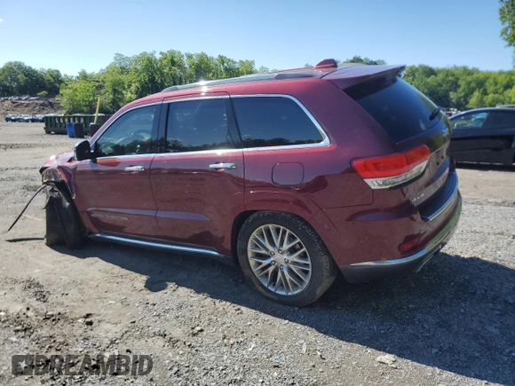 2018 Jeep Grand Cherokee Summit with VIN 1C4RJFJT0JC344430, listed as a Copart auction lot 58099905 with 109,089 mi miles and Salvage title. Bid and sale history available at DreamBid. Image 2.