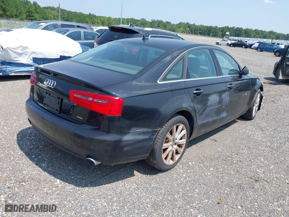 2015 Audi A6 2.0T Premium Plus with VIN WAUGFAFC0FN026501, listed as a IAAI auction lot 40129539 with 48,269 mi miles. Bid and sale history available at carsss.com. Image 4.