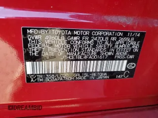 2015 Lexus GS 350 with VIN JTHCE1BL4FA001617, listed as a Copart auction lot 77165544 with 20,448 mi miles and Salvage Title. Bid and sale history available at carsss.com. Image 13.