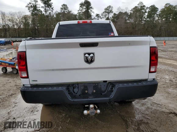 2020 Ram 1500 Classic Tradesman with VIN 1C6RR6KT0LS158572, listed as a Copart auction lot 43178075 with 105,361 mi miles and Salvage Title. Bid and sale history available at carsss.com. Image 6.