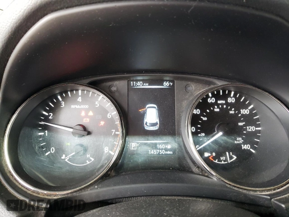 2017 Nissan Rogue SL z VIN JN8AT2MV6HW263653, wystawiony jako Copart lot #55967855 z przebiegiem 145 750 mil mil oraz Szkoda całkowita • Salvage title. Historia ofert i sprzedaży dostępna na DreamBid. Obrazek 9.