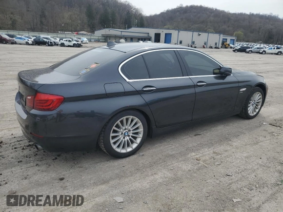 2012 BMW 5 Series 535i xDrive with VIN WBAFU7C55CDU64572, listed as a Copart auction lot 52482265 with 142,847 mi miles and Salvage Title. Bid and sale history available at carsss.com. Image 3.