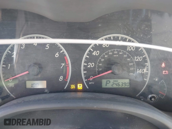 2010 Toyota Corolla with VIN JTDBU4EEXAJ056676, listed as a IAAI auction lot 42224150 with 246,390 mi miles and . Bid and sale history available at DreamBid. Image 7.