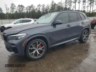 2022 BMW X5 sDrive40i with VIN 5UXCR4C02N9J24164, listed as a Copart auction lot 44761855 with 51,995 mi miles and Salvage Title. Bid and sale history available at carsss.com. Image 1.