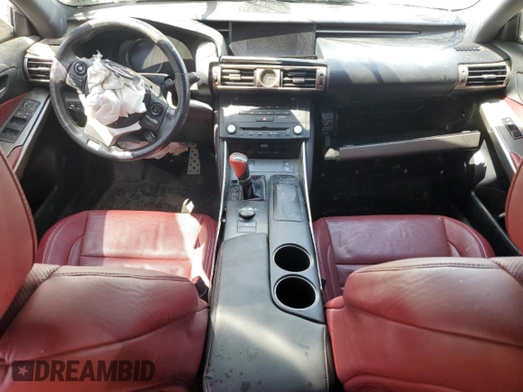 2016 Lexus IS 350 with VIN JTHCE1D28G5010450, listed as a Copart auction lot 53604545 with Not provided miles and Salvage title. Bid and sale history available at DreamBid. Image 8.