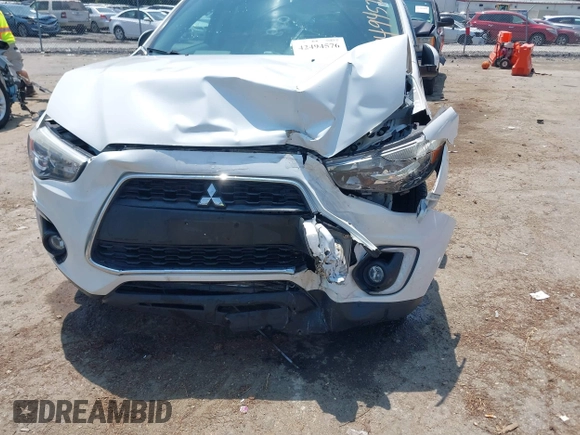 2015 Mitsubishi Outlander GT with VIN 4A4AP4AW5FE055767, listed as a IAAI auction lot 42494576 with 96,349 mi miles and . Bid and sale history available at DreamBid. Image 6.