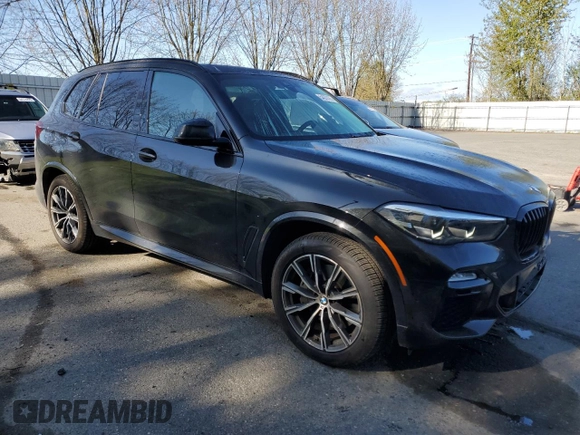 2021 BMW X5 xDrive45e with VIN 5UXTA6C0XM9E92063, listed as a Copart auction lot 54070165 with 14,725 mi miles and Salvage Title. Bid and sale history available at DreamBid. Image 4.