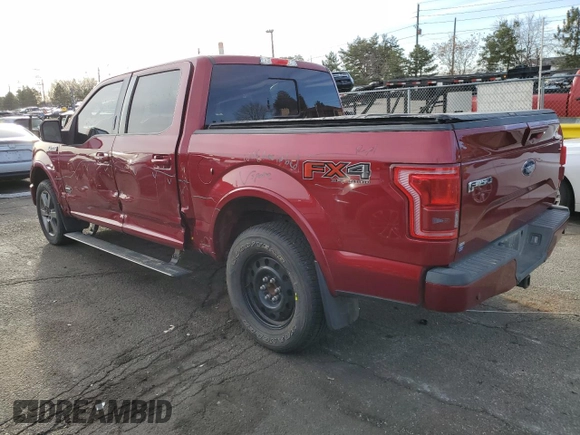 2015 Ford F-150 XLT with VIN 1FTEW1EG1FFC37800, listed as a Copart auction lot 48378485 with 111,996 mi miles and Salvage Title. Bid and sale history available at carsss.com. Image 2.