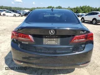 2016 Acura TLX Advance with VIN 19UUB2F77GA005343, listed as a Copart auction lot 71362304 with 124,115 mi miles and Salvage title. Bid and sale history available at DreamBid. Image 6.