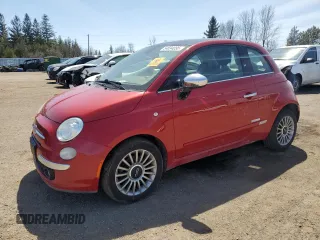 2012 FIAT 500 Lounge z VIN 3C3CFFCR8CT189002, wystawiony jako Copart lot #54694095 z przebiegiem 117 497 mil mil oraz Czysty tytuł • Clean title. Historia ofert i sprzedaży dostępna na DreamBid. Obrazek 1.