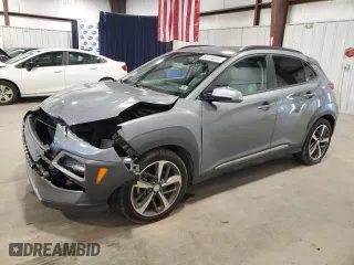 2018 Hyundai Kona Ultimate with VIN KM8K53A51JU134074, listed as a Copart auction lot 82484844 with 48,962 mi miles and Salvage Title. Bid and sale history available at carsss.com. Image 1.