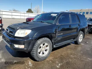 2005 Toyota 4Runner SR5 with VIN JTEBT14R650049687, listed as a Copart auction lot 50371815 with 215,971 mi miles and Salvage Title. Bid and sale history available at DreamBid. Image 1.