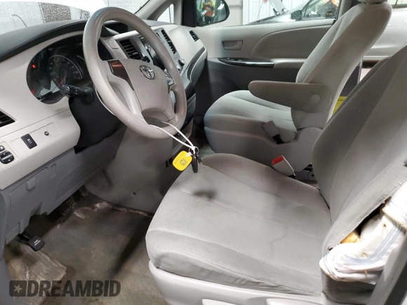 2013 Toyota Sienna L with VIN 5TDZK3DC3DS352709, listed as a Copart auction lot 50143905 with 126,059 mi miles and Salvage Title. Bid and sale history available at carsss.com. Image 7.