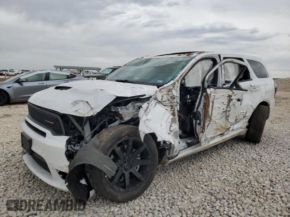 2019 Dodge Durango R/T with VIN 1C4SDHCT5KC525221, listed as a Copart auction lot 89130715 with Not provided miles and Non repairable. Bid and sale history available at DreamBid. Image 1.