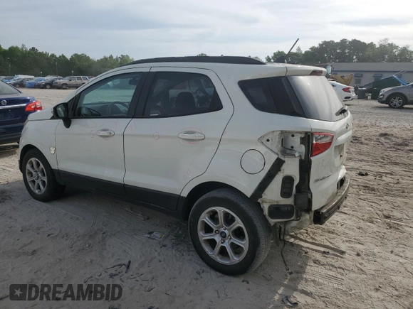 2020 Ford EcoSport SE z VIN MAJ3S2GEXLC333352, wystawiony jako Copart lot #53942215 z przebiegiem 22 865 mil mil oraz Nie do naprawy. Historia ofert i sprzedaży dostępna na DreamBid. Obrazek 2.