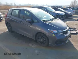 2018 Honda Fit Sport with VIN 3HGGK5H6XJM716516, listed as a IAAI auction lot 41352168 with 71,082 mi miles. Bid and sale history available at carsss.com. Image 1.