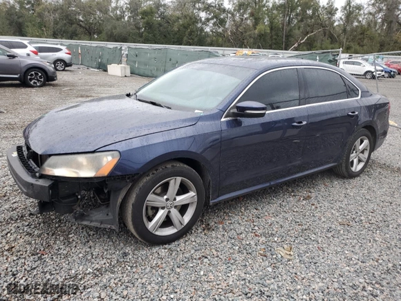 2012 Volkswagen Passat SE with VIN 1VWBH7A38CC108336, listed as a Copart auction lot 88443385 with 109,457 mi miles and Salvage Title. Bid and sale history available at carsss.com. Image 1.