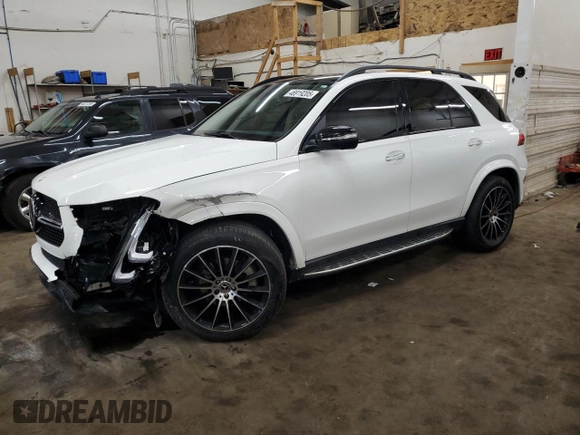 2021 Mercedes-Benz GLE 350 z VIN 4JGFB4KB1MA497209, wystawiony jako Copart lot #46919205 z przebiegiem 77 123 mil mil oraz Szkoda całkowita • Salvage title. Historia ofert i sprzedaży dostępna na DreamBid. Obrazek 1.
