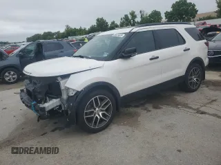 2017 Ford Explorer Sport z VIN 1FM5K8GT3HGC47154, wystawiony jako Copart lot #59020825 z przebiegiem 91 014 mil mil oraz Szkoda całkowita • Salvage title. Historia ofert i sprzedaży dostępna na DreamBid. Obrazek 1.
