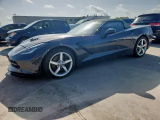 2014 Chevrolet Corvette Z51 2LT with VIN 1G1YJ3D77E5123886, listed as a Copart auction lot 64612555 with 91,136 mi miles and Clean title. Bid and sale history available at DreamBid. Image 1.