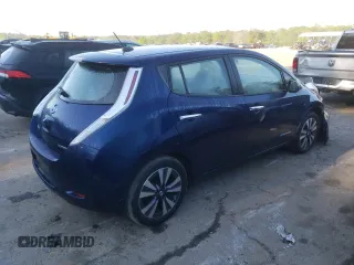 2017 Nissan LEAF SL with VIN 1N4BZ0CP7HC307611, listed as a Copart auction lot 47071833 with 60,553 mi miles. Bid and sale history available at carsss.com. Image 3.