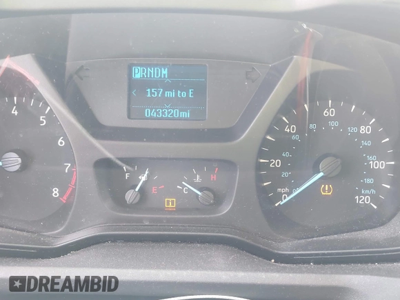 2018 Ford Transit with VIN 1FTYR2CM6JKB37694, listed as a IAAI auction lot 41830500 with 43,320 mi miles. Bid and sale history available at carsss.com. Image 7.