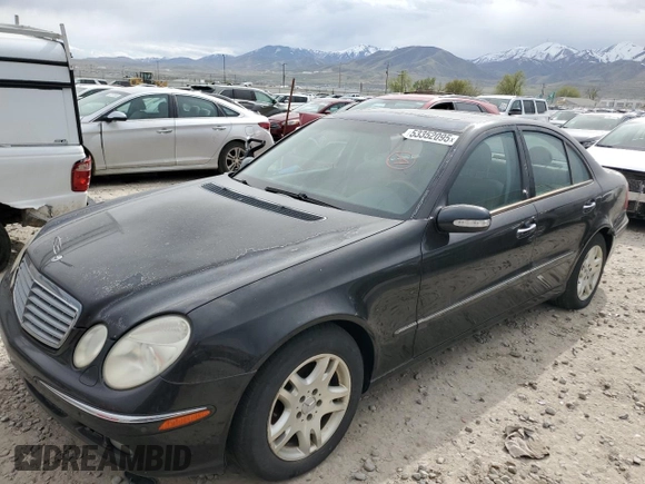 2005 Mercedes-Benz E-Class 3.2L CDI with VIN WDBUF26J45A775056, listed as a Copart auction lot 53352095 with 195,103 mi miles and Clean Title. Bid and sale history available at carsss.com. Image 1.