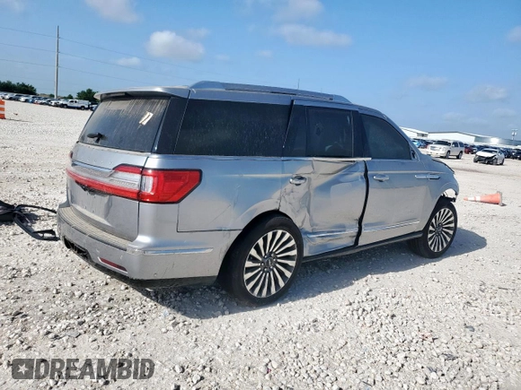 2020 Lincoln Navigator Reserve with VIN 5LMJJ2LT8LEL10853, listed as a Copart auction lot 63062835 with 21,305 mi miles and Salvage title. Bid and sale history available at DreamBid. Image 3.