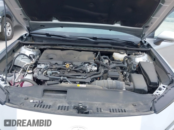 2025 Toyota Camry LE with VIN 4T1DAACK5SU000942, listed as a IAAI auction lot 42144009 with 23,505 mi miles and . Bid and sale history available at DreamBid. Image 10.