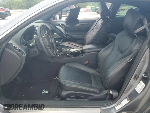 2018 Infiniti Q60 Luxe with VIN JN1EV7EL3JM392486, listed as a Copart auction lot 63526845 with 86,749 mi miles and Salvage title. Bid and sale history available at DreamBid. Image 7.