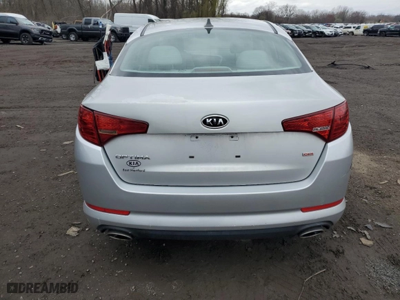 2012 Kia Optima LX with VIN KNAGM4A7XC5292315, listed as a Copart auction lot 52551205 with 116,554 mi miles and Salvage Title. Bid and sale history available at carsss.com. Image 6.