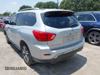 2017 Nissan Pathfinder SV with VIN 5N1DR2MM0HC609840, listed as a IAAI auction lot 42297249 with 143,273 mi miles and . Bid and sale history available at DreamBid. Image 3.