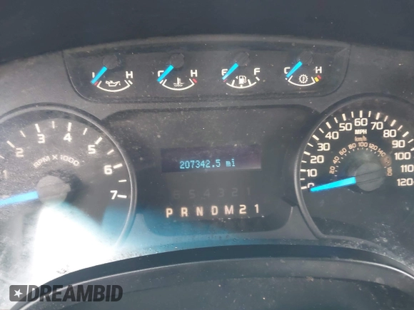 2014 Ford F-150 XL with VIN 1FTFW1CF0EKF73913, listed as a IAAI auction lot 41022140 with 207,342 mi miles. Bid and sale history available at carsss.com. Image 7.