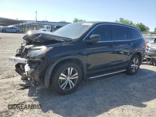 2017 Honda Pilot EX-L z VIN 5FNYF6H59HB092985, wystawiony jako Copart lot #55621225 z przebiegiem 86 510 mil mil oraz Szkoda całkowita • Salvage title. Historia ofert i sprzedaży dostępna na DreamBid. Obrazek 1.
