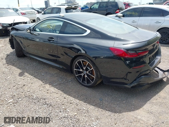 2019 BMW 8 Series M850i xDrive with VIN WBABC4C59KBU96788, listed as a IAAI auction lot 42286659 with 26,913 mi miles and . Bid and sale history available at DreamBid. Image 3.