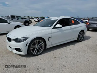 2019 BMW 4 Series 440i z VIN WBA4W7C54KAG52763, wystawiony jako Copart lot #64873514 z przebiegiem 36 735 mil mil oraz Szkoda całkowita • Salvage title. Historia ofert i sprzedaży dostępna na DreamBid. Obrazek 1.