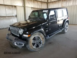 2023 Jeep Wrangler High Altitude z VIN 1C4HJXEG4PW666834, wystawiony jako Copart lot #87241134 z przebiegiem 36 939 mil mil oraz Szkoda całkowita • Salvage title. Historia ofert i sprzedaży dostępna na DreamBid. Obrazek 1.
