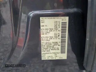 2015 Nissan Frontier SV z VIN 1N6AD0ER7FN700767, wystawiony jako Copart lot #51921625 z przebiegiem 133 867 mil mil oraz Szkoda całkowita • Salvage title. Historia ofert i sprzedaży dostępna na DreamBid. Obrazek 12.