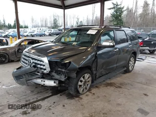 2008 Toyota Sequoia Limited with VIN 5TDBY68A58S010761, listed as a IAAI auction lot 41120472 with 126,270 mi miles and . Bid and sale history available at DreamBid. Image 17.