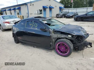 2006 Acura RSX Type-S Leather with VIN JH4DC53096S015433, listed as a Copart auction lot 72199524 with 0 mi miles and Salvage Title. Bid and sale history available at carsss.com. Image 4.