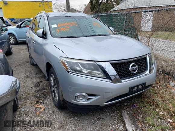 2013 Nissan Pathfinder SV with VIN 5N1AR2MM5DC602041, listed as a Copart auction lot 53397975 with 145,818 mi miles and Clean Title. Bid and sale history available at carsss.com. Image 1.