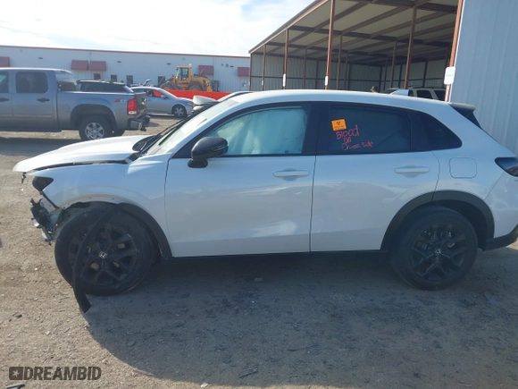 2023 Honda HR-V Sport with VIN 3CZRZ1H57PM721193, listed as a IAAI auction lot 41697447 with 1 mi miles. Bid and sale history available at carsss.com. Image 14.