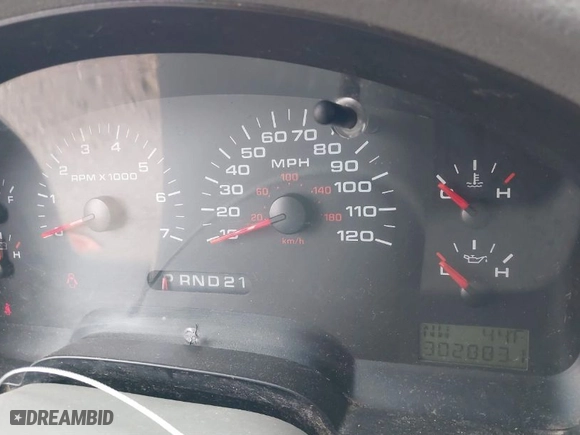 2004 Ford F-150 XL with VIN 1FTPX12544NC61388, listed as a IAAI auction lot 41845397 with 302,883 mi miles. Bid and sale history available at carsss.com. Image 7.