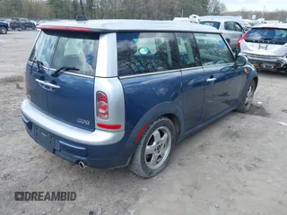 2011 MINI Clubman with VIN WMWZF3C57BTX81693, listed as a IAAI auction lot 42188813 with 86,533 mi miles and . Bid and sale history available at DreamBid. Image 4.