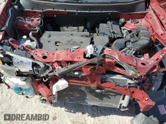 2016 Mitsubishi Outlander ES with VIN JA4AR3AW7GZ051736, listed as a Copart auction lot 57354725 with 150,228 mi miles and Salvage title. Bid and sale history available at DreamBid. Image 12.