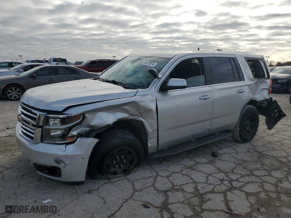 2020 Chevrolet Tahoe Commercial with VIN 1GNSKDEC5LR229018, listed as a Copart auction lot 84378174 with 0 mi miles and Clean Title. Bid and sale history available at carsss.com. Image 1.