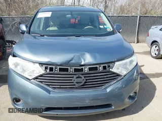 2012 Nissan Quest SL with VIN JN8AE2KP2C9031282, listed as a IAAI auction lot 41868868 with 179,819 mi miles. Bid and sale history available at carsss.com. Image 6.
