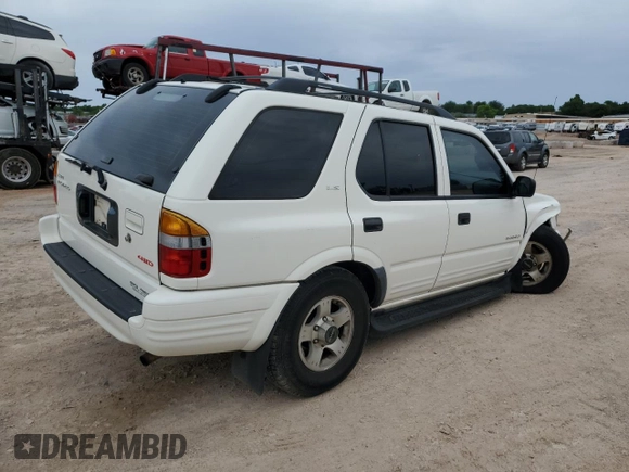 1999 Isuzu Rodeo S with VIN 4S2CM58W8X4314512, listed as a Copart auction lot 55467544 with 227,541 mi miles and Salvage Title. Bid and sale history available at carsss.com. Image 3.