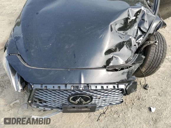 2021 Infiniti Q60 Luxe with VIN JN1EV7KL4MM470492, listed as a Copart auction lot 69246014 with 23,719 mi miles and Salvage title. Bid and sale history available at DreamBid. Image 11.